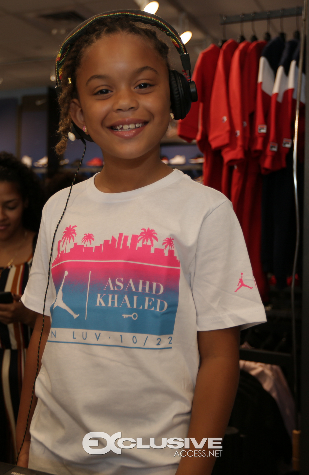 DJ & Asahad Khaled #FanLove at KIds Footlocker photos by Thaddaeus McAdams - ExclusiveAccess