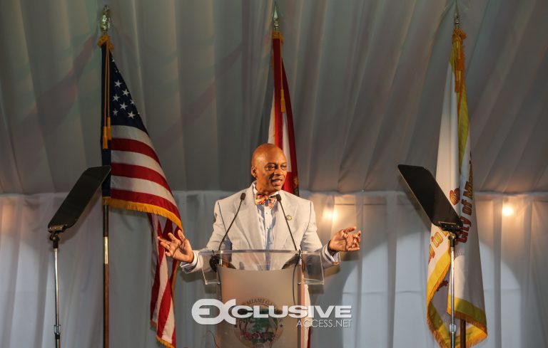 Mayor Oliver Gilbert delivers The 16th Annual State of The City address. Photos by Thaddaeus McAdams -ExclusiveAccess