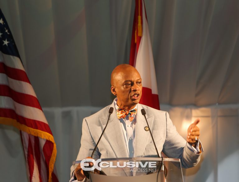 Mayor Oliver Gilbert delivers The 16th Annual State of The City address. Photos by Thaddaeus McAdams -ExclusiveAccess