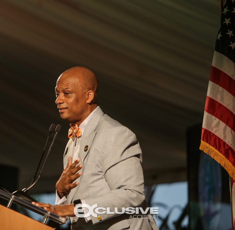 Mayor Oliver Gilbert delivers The 16th Annual State of The City address. Photos by Thaddaeus McAdams -ExclusiveAccess