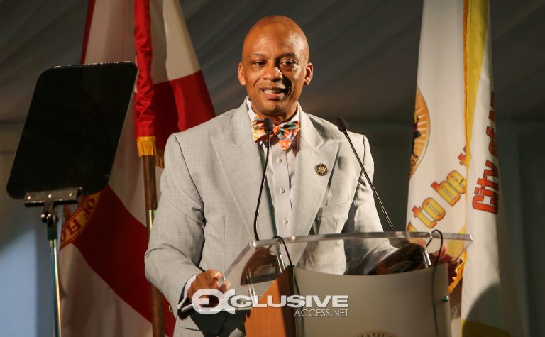 Mayor Oliver Gilbert delivers The 16th Annual State of The City address. Photos by Thaddaeus McAdams -ExclusiveAccess