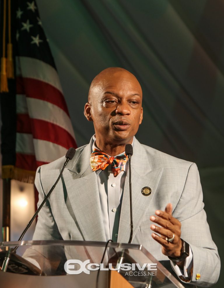 Mayor Oliver Gilbert delivers The 16th Annual State of The City address. Photos by Thaddaeus McAdams -ExclusiveAccess