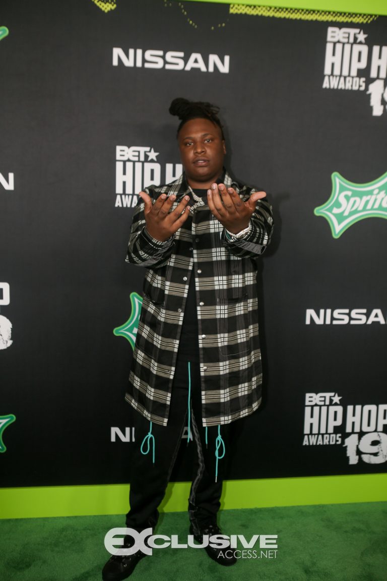 2019 BET Hip Hop Awards Green Carpet photos by Thaddaeus McAdams - ExclusiveAccess