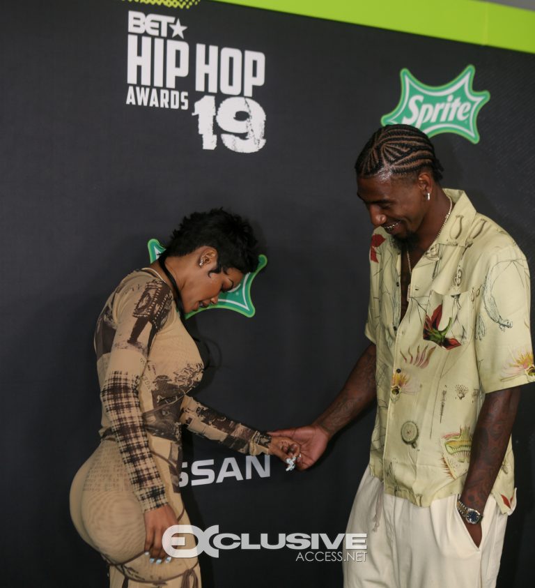 2019 BET Hip Hop Awards Green Carpet photos by Thaddaeus McAdams - ExclusiveAccess