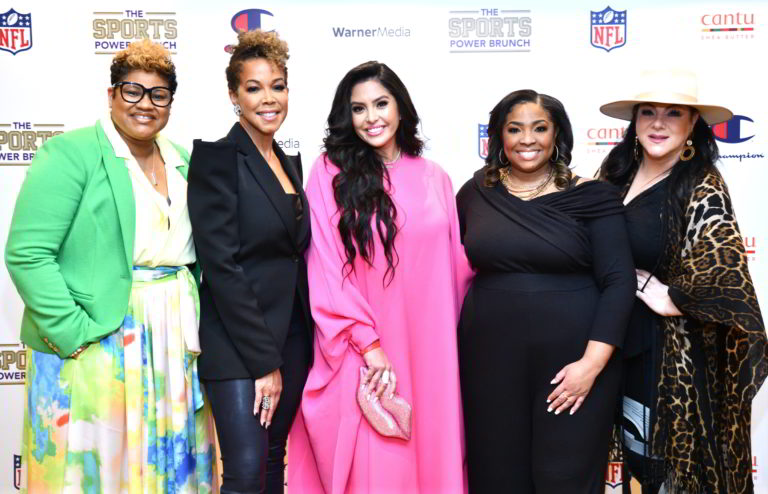 L to R_ Honorees Natalie White, Terri Hines, Vanessa Bryant, Latonya Story, Denise White