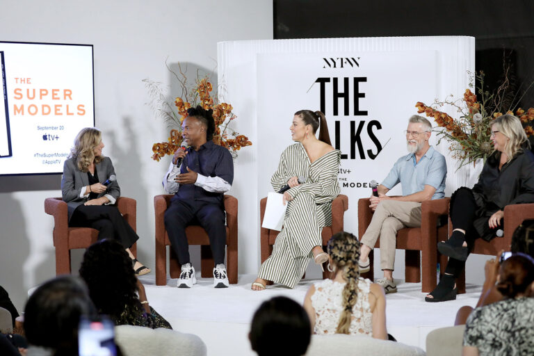 In conversation at NYFW The Talks panel to discuss “The Super Models,”