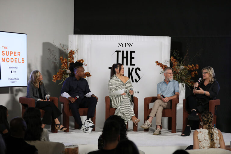 In conversation at NYFW The Talks panel to discuss “The Super Models,”