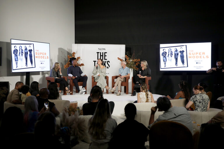 In conversation at NYFW The Talks panel to discuss “The Super Models,”