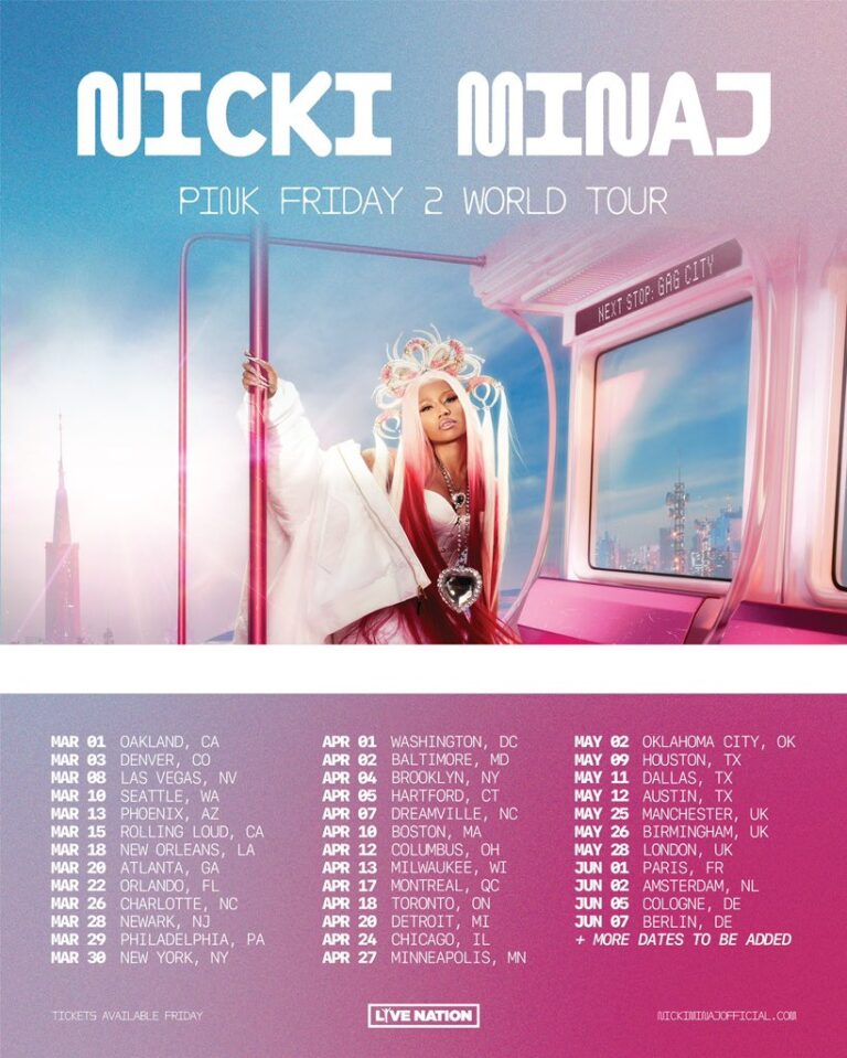 Nicki Minaj Announces "Pink Friday 2 World Tour" Dates Exclusive Access