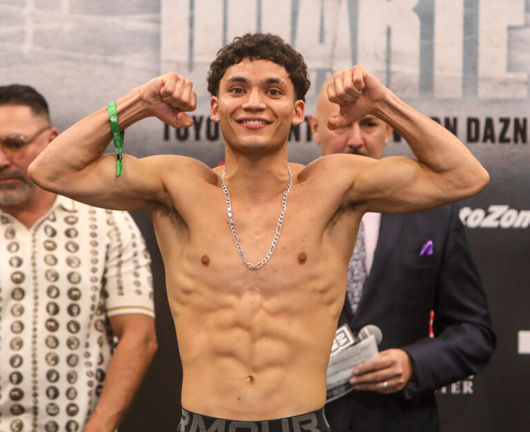 Ryan Garcia v Oscar Duarte - Weigh-in (Photos by Thaddaeus McAdams _ ExclusiveAccess