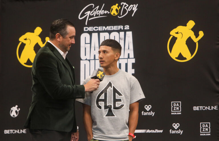 Ryan Garcia v Oscar Duarte - Weigh-in (Photos by Thaddaeus McAdams _ ExclusiveAccess