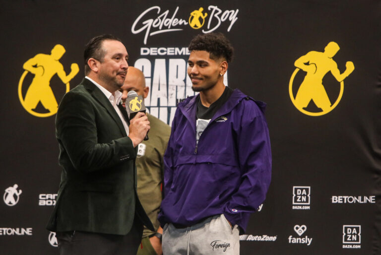 Ryan Garcia v Oscar Duarte - Weigh-in (Photos by Thaddaeus McAdams _ ExclusiveAccess