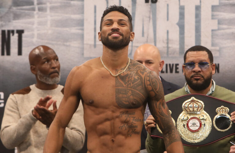 Ryan Garcia v Oscar Duarte - Weigh-in (Photos by Thaddaeus McAdams _ ExclusiveAccess