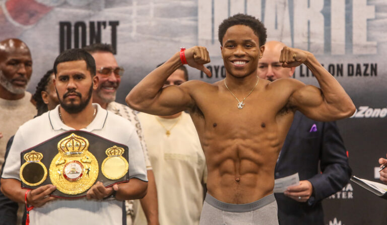 Ryan Garcia v Oscar Duarte - Weigh-in (Photos by Thaddaeus McAdams _ ExclusiveAccess