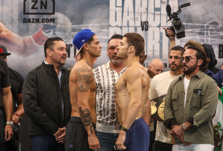 Ryan Garcia v Oscar Duarte - Weigh-in (Photos by Thaddaeus McAdams _ ExclusiveAccess