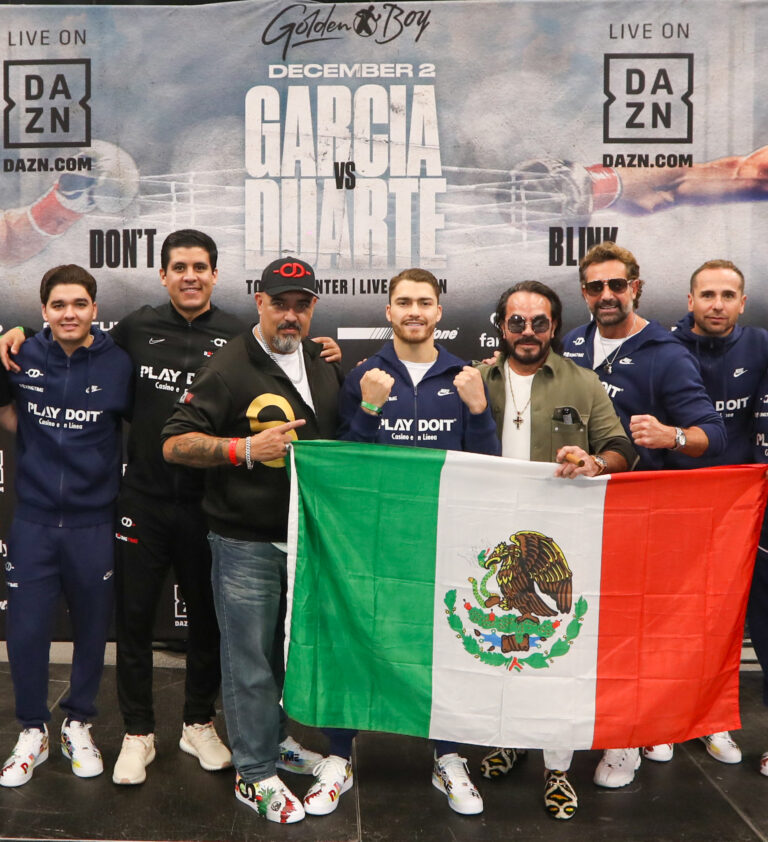 Ryan Garcia v Oscar Duarte - Weigh-in (Photos by Thaddaeus McAdams _ ExclusiveAccess