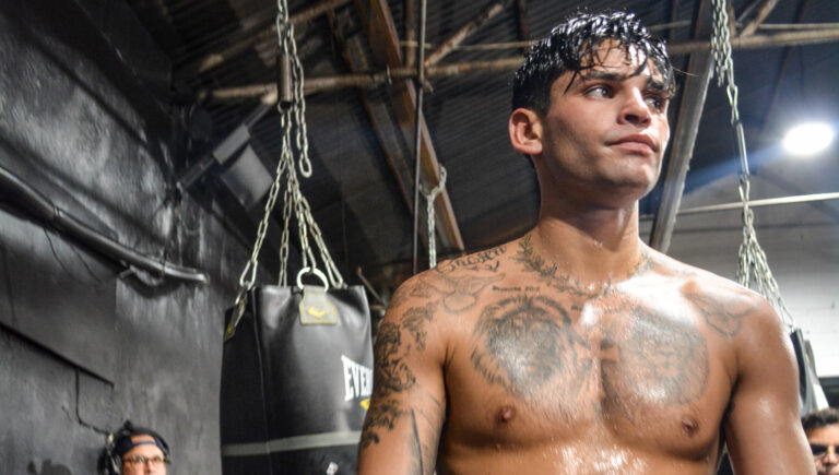 Ryan Garcia Dallas Workout ( Photos by David Saldivar _ ExclusiveAccess