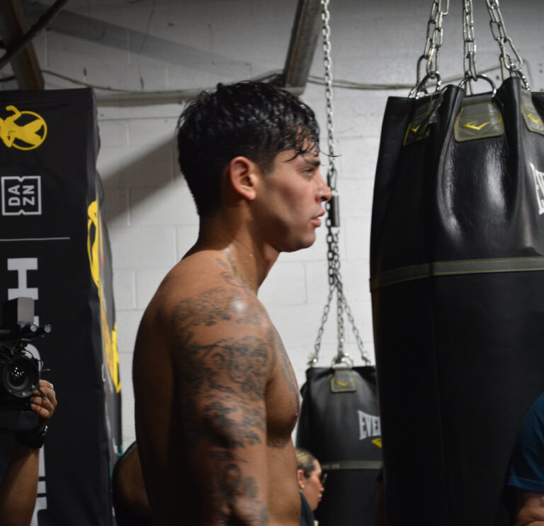 Ryan Garcia Dallas Workout ( Photos by David Saldivar _ ExclusiveAccess