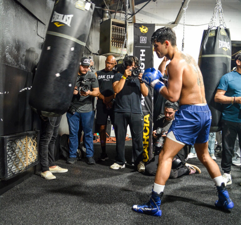 Ryan Garcia Dallas Workout ( Photos by David Saldivar _ ExclusiveAccess