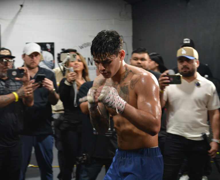 Ryan Garcia Dallas Workout ( Photos by David Saldivar _ ExclusiveAccess