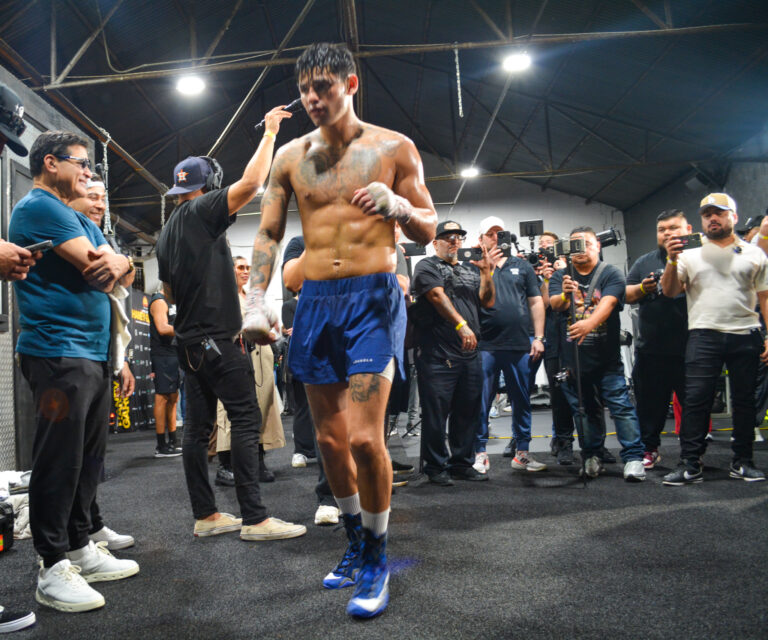 Ryan Garcia Dallas Workout ( Photos by David Saldivar _ ExclusiveAccess