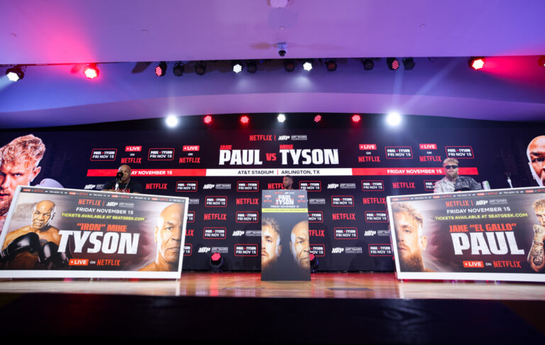 Jake Paul vs Mike Tyson Press Conference at Fanatics Fest