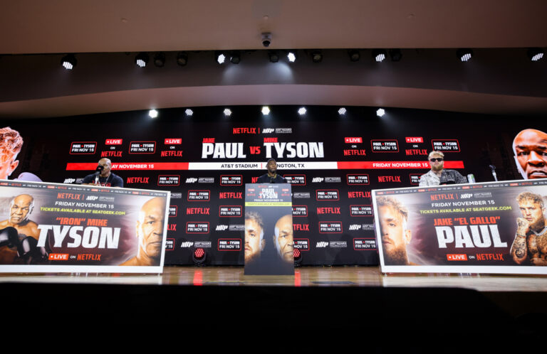 Jake Paul vs Mike Tyson Press Conference at Fanatics Fest