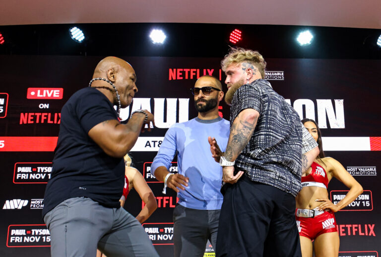 Jake Paul vs Mike Tyson Press Conference at Fanatics Fest