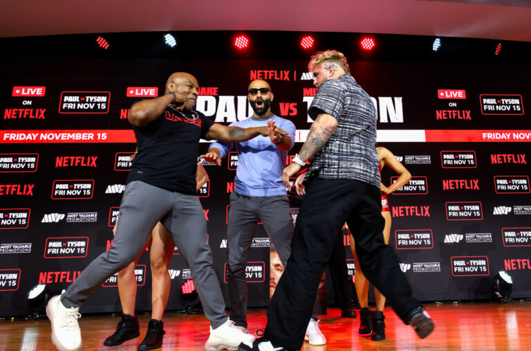 Jake Paul vs Mike Tyson Press Conference at Fanatics Fest