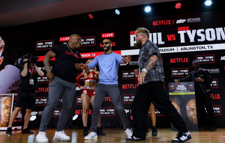 Jake Paul vs Mike Tyson Press Conference at Fanatics Fest