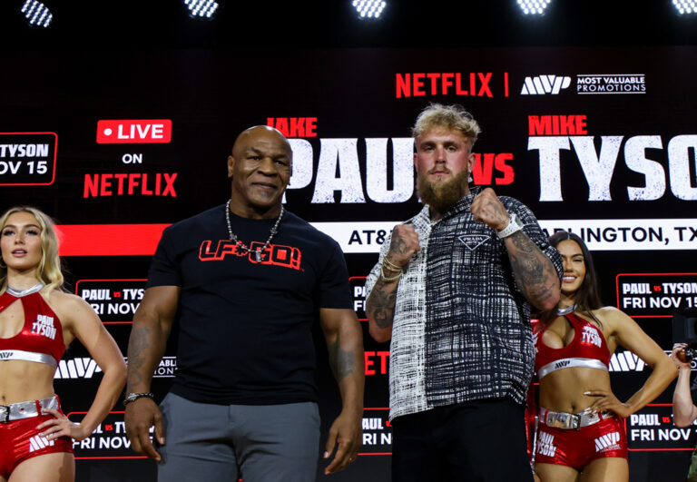 Jake Paul vs Mike Tyson Press Conference at Fanatics Fest