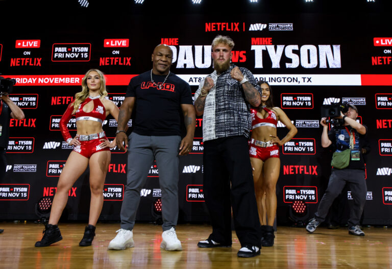 Jake Paul vs Mike Tyson Press Conference at Fanatics Fest