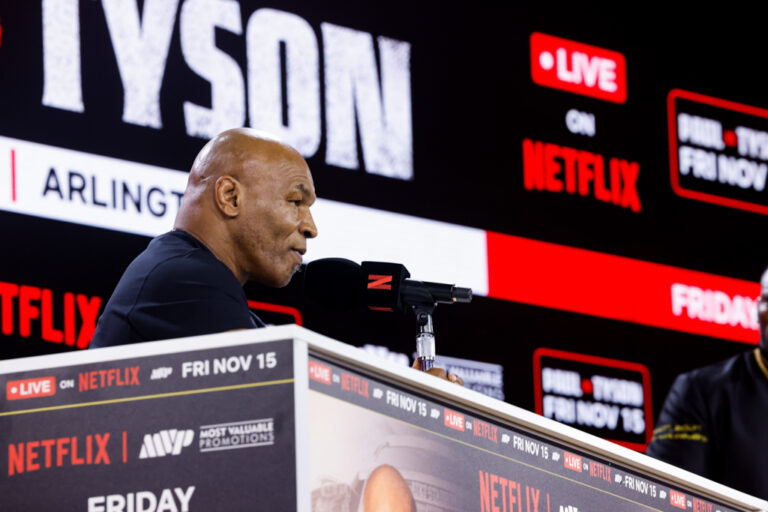 Jake Paul vs Mike Tyson Press Conference at Fanatics Fest