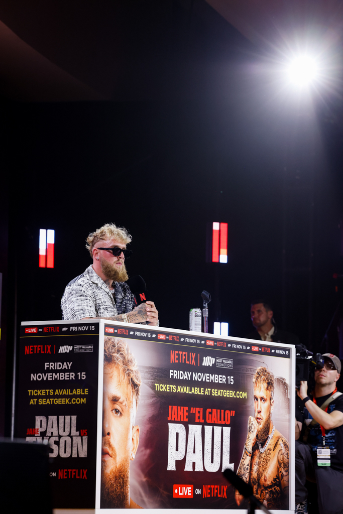 Jake Paul vs Mike Tyson Press Conference at Fanatics Fest