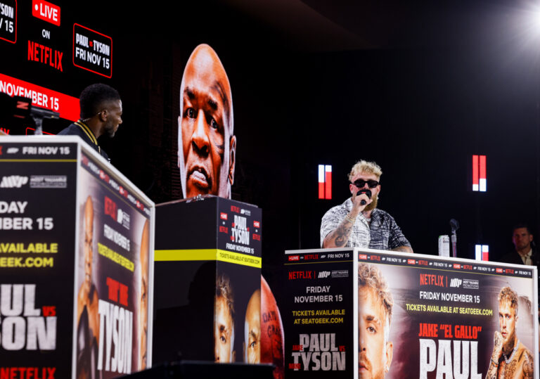 Jake Paul vs Mike Tyson Press Conference at Fanatics Fest