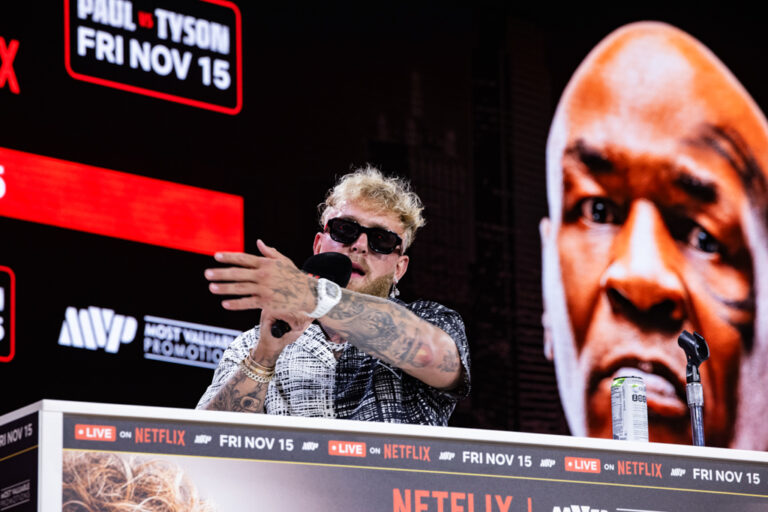 Jake Paul vs Mike Tyson Press Conference at Fanatics Fest