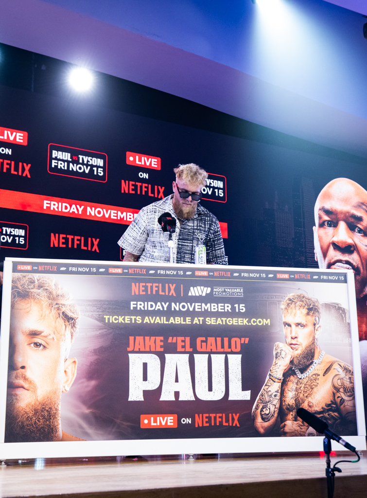 Jake Paul vs Mike Tyson Press Conference at Fanatics Fest