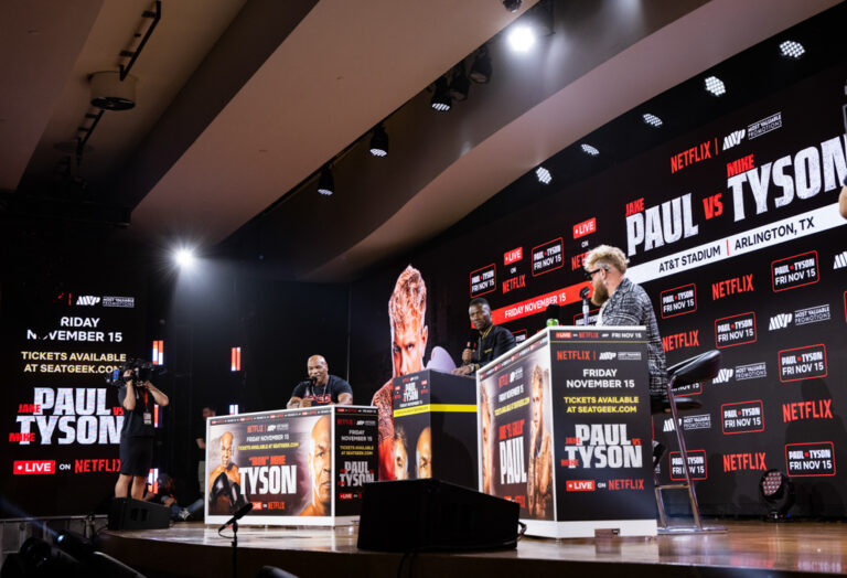 Jake Paul vs Mike Tyson Press Conference at Fanatics Fest