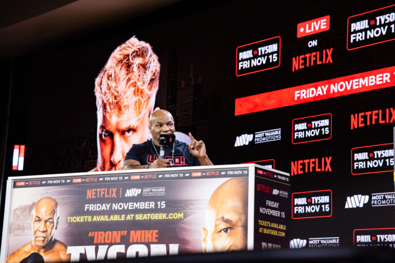 Jake Paul vs Mike Tyson Press Conference at Fanatics Fest