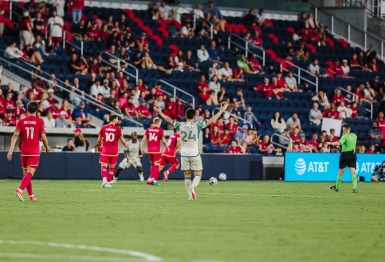 St. Louis CITY SC vs Portland Timbers (Photos by Marcelina Enriquez _ ExclusiveAccess