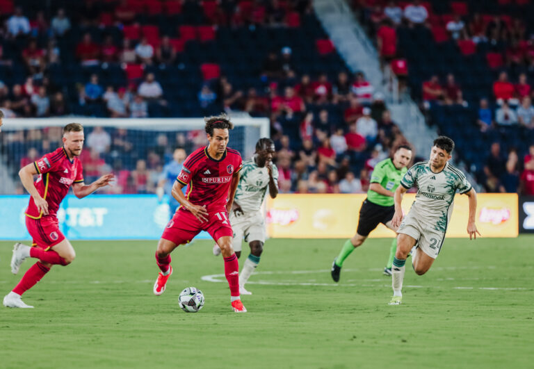 St. Louis CITY SC vs Portland Timbers (Photos by Marcelina Enriquez _ ExclusiveAccess